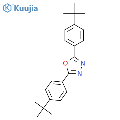 1,3,4-Oxadiazole, 2,5-bis[4-(1,1-dimethylethyl)phenyl]- structure