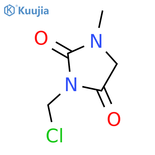 2,4-Imidazolidinedione, 3-(chloromethyl)-1-methyl- structure