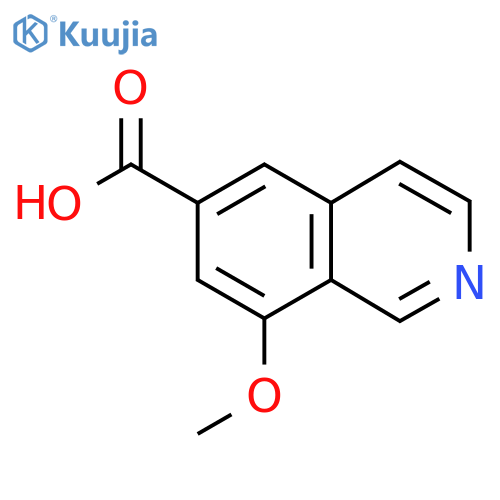 8-Methoxyisoquinoline-6-carboxylic acid structure