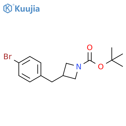 tert-butyl
3-[(4-bromophenyl)methyl]azetidine-1-carboxylate structure