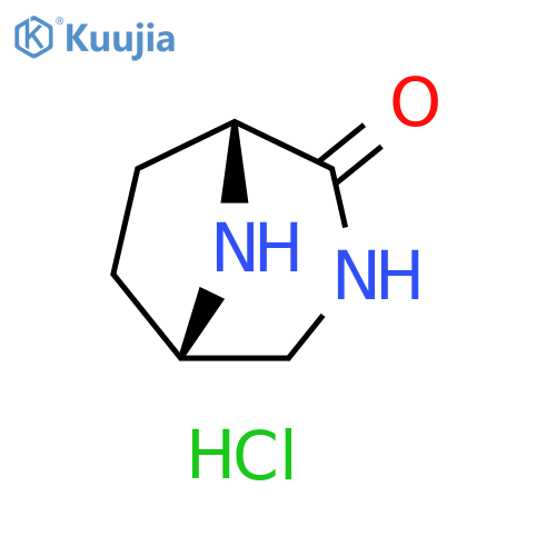 (1R,5S)-3,8-diazabicyclo3.2.1octan-2-one hydrochloride structure