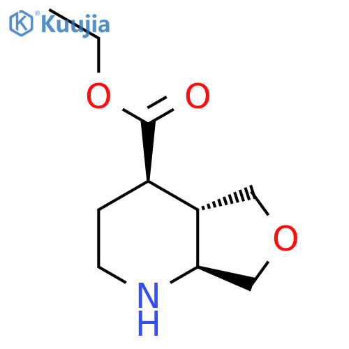 rac-ethyl (4R,4aS,7aS)-octahydrofuro3,4-bpyridine-4-carboxylate structure