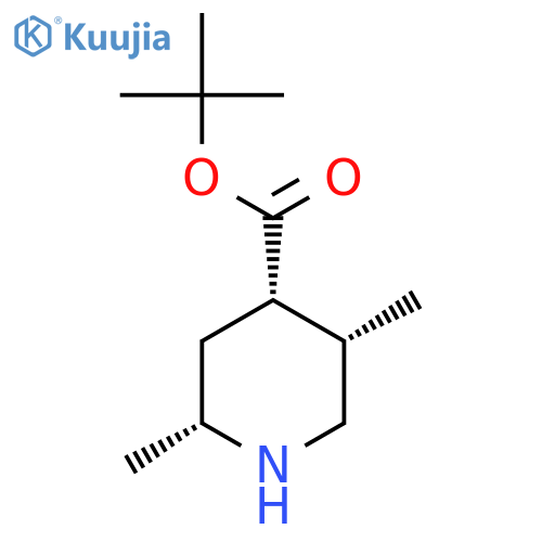 rac-tert-butyl (2R,4S,5S)-2,5-dimethylpiperidine-4-carboxylate structure