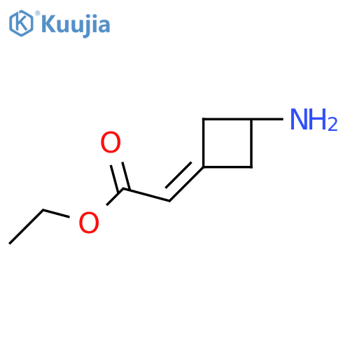Ethyl 2-(3-aminocyclobutylidene)acetate structure