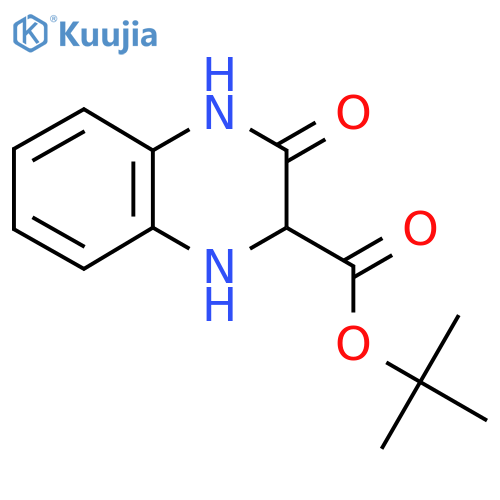 Tert-butyl 3-oxo-1,2,3,4-tetrahydroquinoxaline-2-carboxylate structure