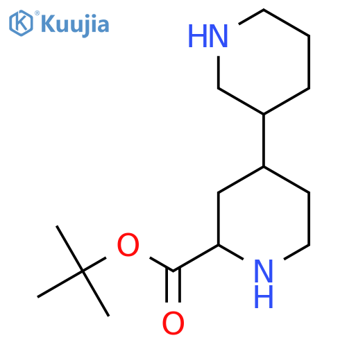 tert-butyl 3,4'-bipiperidine-2'-carboxylate structure