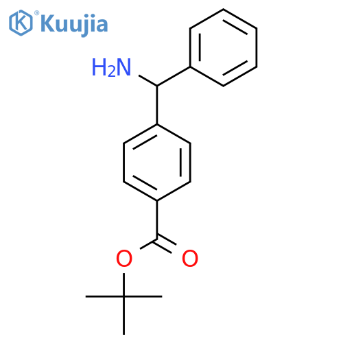 tert-butyl 4-amino(phenyl)methylbenzoate structure