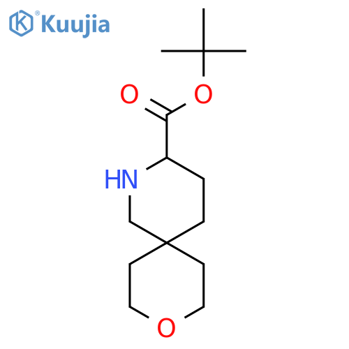 tert-butyl 9-oxa-2-azaspiro5.5undecane-3-carboxylate structure