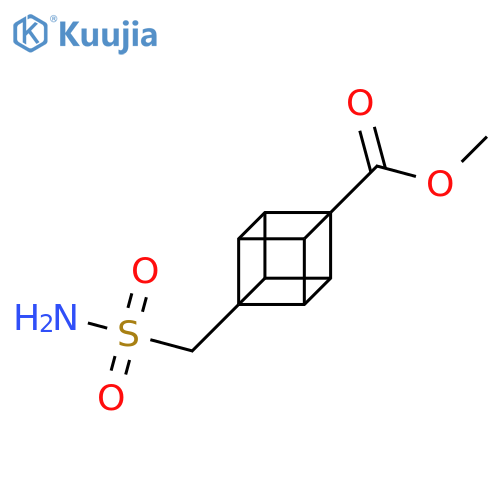 Methyl 8-(sulfamoylmethyl)cubane-1-carboxylate structure