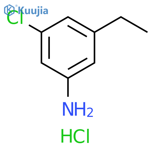 3-chloro-5-ethylaniline hydrochloride structure