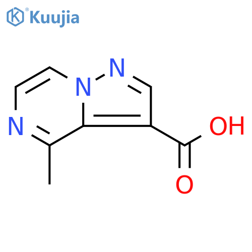 4-methylpyrazolo[1,5-a]pyrazine-3-carboxylic acid structure