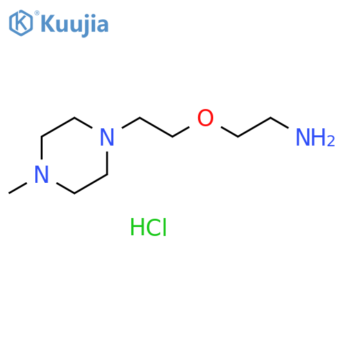 2-2-(4-methylpiperazin-1-yl)ethoxyethan-1-amine trihydrochloride structure