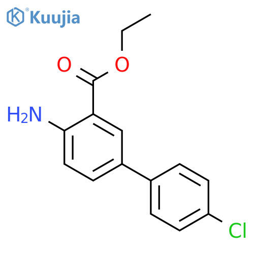 ethyl 4-amino-4'-chloro-1,1'-biphenyl-3-carboxylate structure