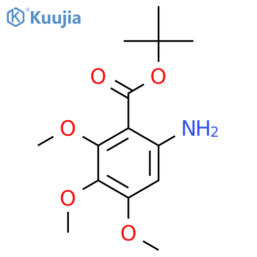 Tert-butyl 6-amino-2,3,4-trimethoxybenzoate structure