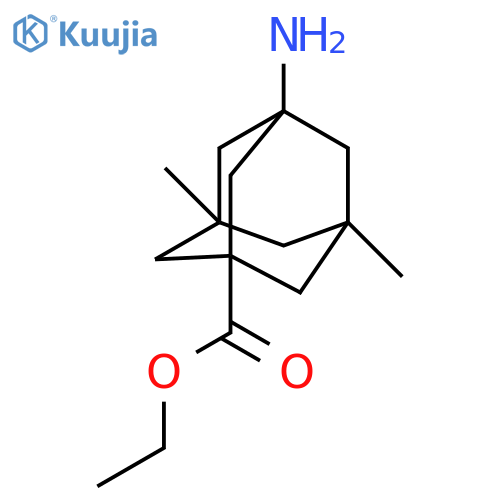 Ethyl 3-amino-5,7-dimethyladamantane-1-carboxylate structure