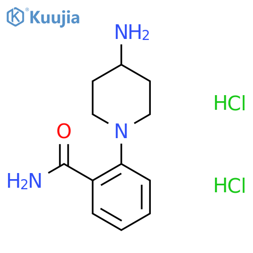 2-(4-Aminopiperidin-1-yl)benzamide dihydrochloride structure