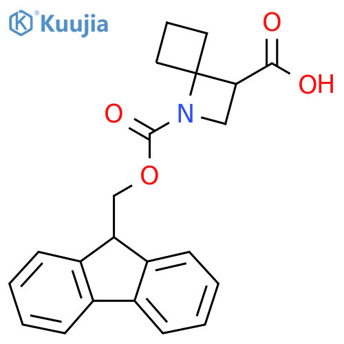 1-{(9H-fluoren-9-yl)methoxycarbonyl}-1-azaspiro3.3heptane-3-carboxylic acid structure