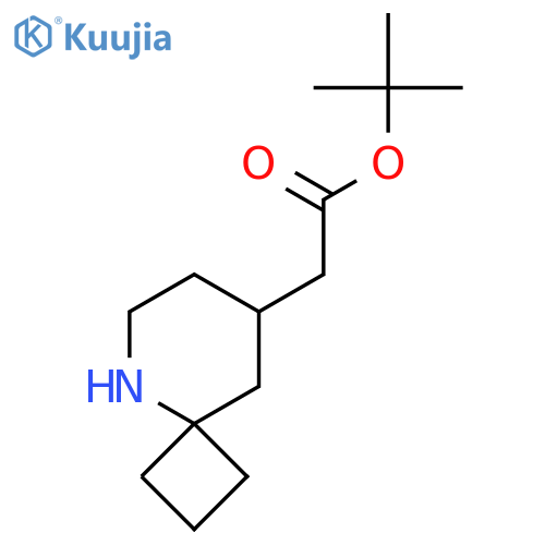 tert-butyl 2-{5-azaspiro3.5nonan-8-yl}acetate structure