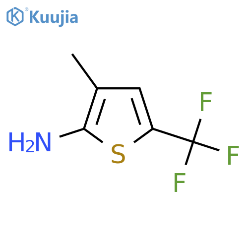 3-Methyl-5-(trifluoromethyl)thiophen-2-amine structure