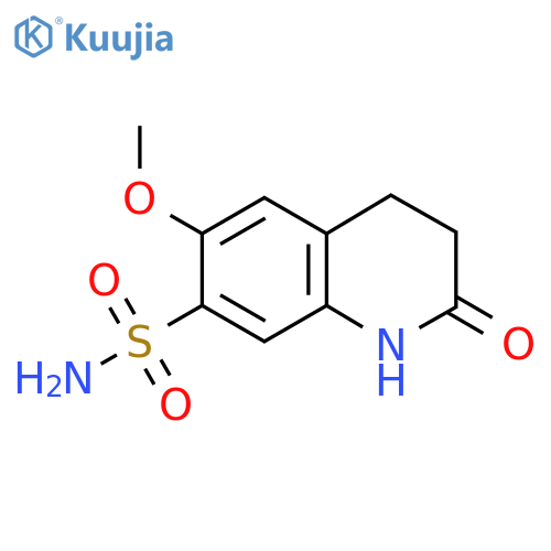 6-Methoxy-2-oxo-1,2,3,4-tetrahydroquinoline-7-sulfonamide structure