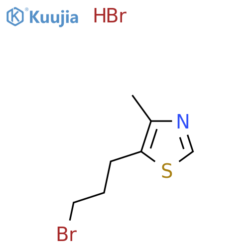 5-(3-Bromopropyl)-4-methyl-1,3-thiazole hydrobromide structure