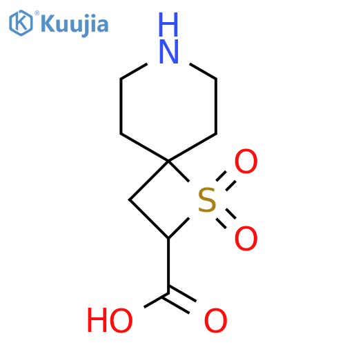 1,1-dioxo-1lambda6-thia-7-azaspiro3.5nonane-2-carboxylic acid structure
