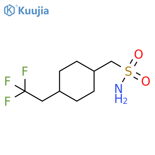 4-(2,2,2-trifluoroethyl)cyclohexylmethanesulfonamide structure