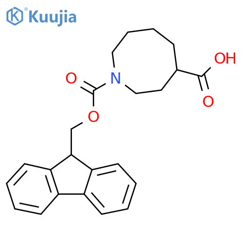 1-{(9H-fluoren-9-yl)methoxycarbonyl}azocane-4-carboxylic acid structure