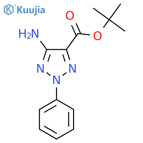 tert-butyl 5-amino-2-phenyl-2H-1,2,3-triazole-4-carboxylate structure