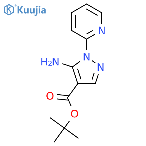 tert-butyl 5-amino-1-(pyridin-2-yl)-1H-pyrazole-4-carboxylate structure