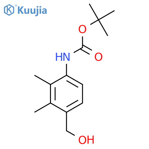 tert-butyl N-4-(hydroxymethyl)-2,3-dimethylphenylcarbamate structure