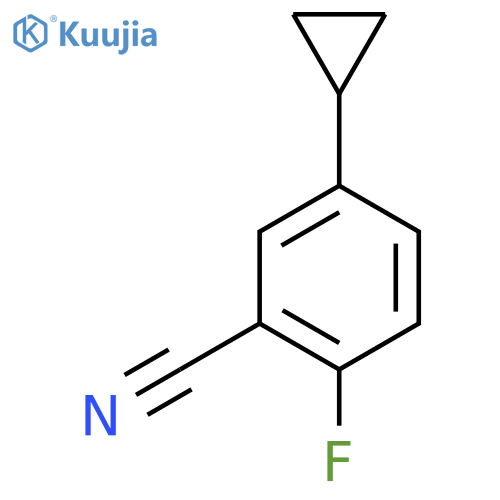 5-Cyclopropyl-2-fluorobenzonitrile structure