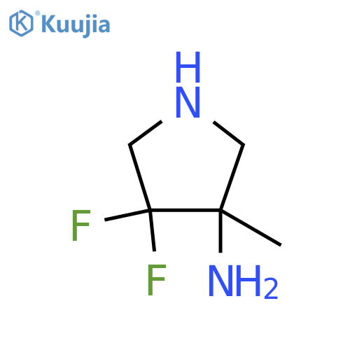 4,4-difluoro-3-methylpyrrolidin-3-amine structure