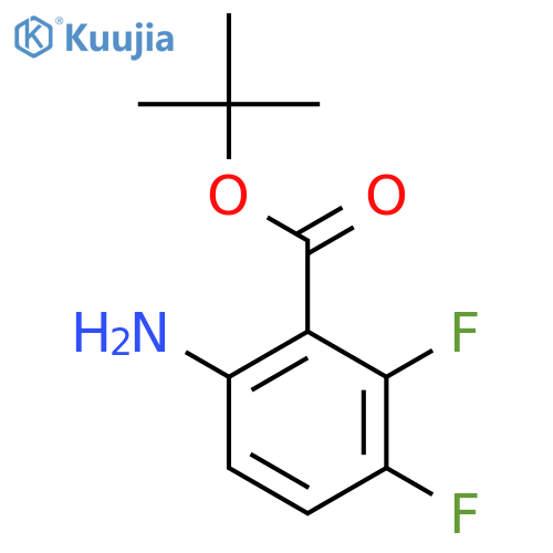 Tert-butyl 6-amino-2,3-difluorobenzoate structure