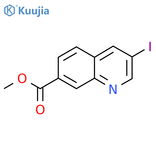 Methyl 3-iodoquinoline-7-carboxylate structure