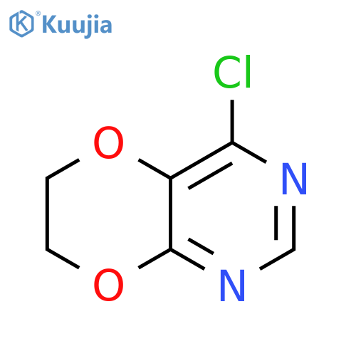 4-chloro-6H,7H-1,4dioxino2,3-dpyrimidine structure