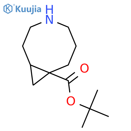 tert-butyl 4-azabicyclo6.1.0nonane-8-carboxylate structure