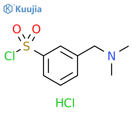 3-(dimethylamino)methylbenzene-1-sulfonyl chloride hydrochloride structure