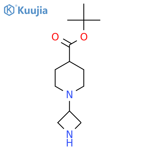Tert-butyl 1-(azetidin-3-yl)piperidine-4-carboxylate structure