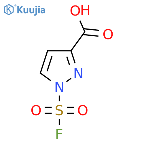 1-(fluorosulfonyl)-1H-pyrazole-3-carboxylic acid structure