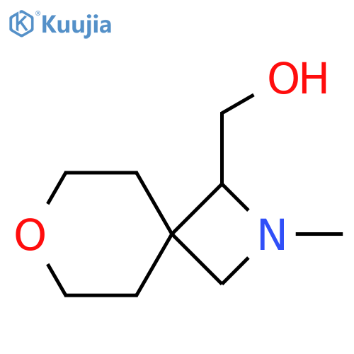 {2-methyl-7-oxa-2-azaspiro3.5nonan-1-yl}methanol structure