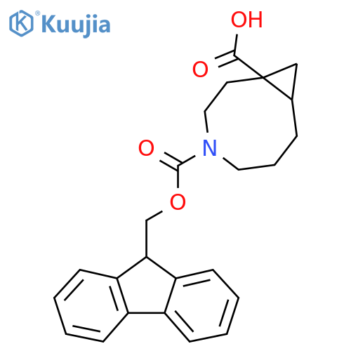 4-{(9H-fluoren-9-yl)methoxycarbonyl}-4-azabicyclo6.1.0nonane-1-carboxylic acid structure
