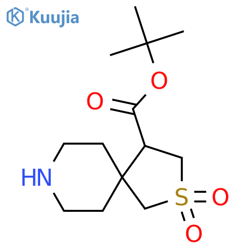 tert-butyl 2,2-dioxo-2lambda6-thia-8-azaspiro4.5decane-4-carboxylate structure