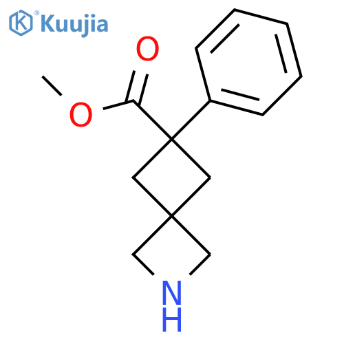 methyl 6-phenyl-2-azaspiro3.3heptane-6-carboxylate structure