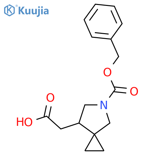 2-{5-(benzyloxy)carbonyl-5-azaspiro2.4heptan-7-yl}acetic acid structure