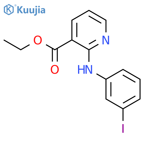 ethyl 2-(3-iodophenyl)aminopyridine-3-carboxylate structure