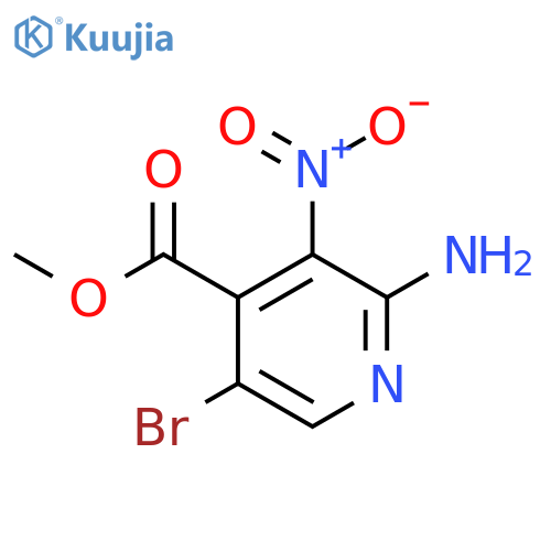 Methyl 2-amino-5-bromo-3-nitropyridine-4-carboxylate structure