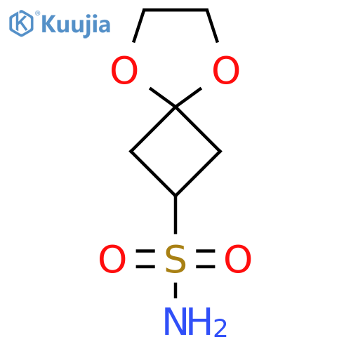 5,8-dioxaspiro3.4octane-2-sulfonamide structure
