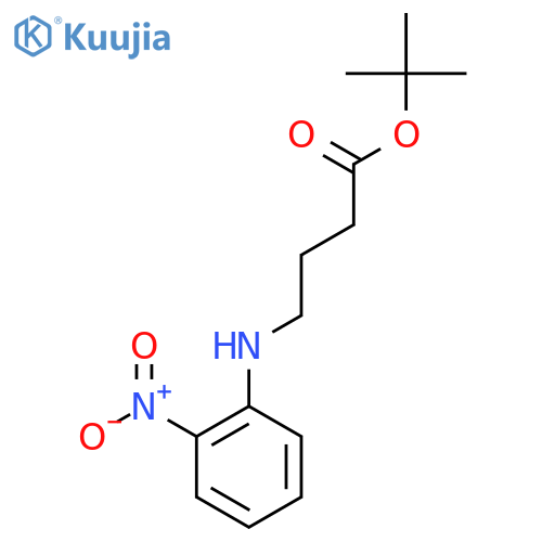 tert-butyl 4-(2-nitrophenyl)aminobutanoate structure