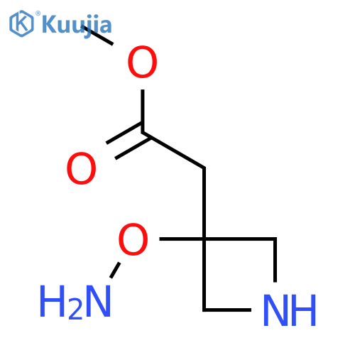 methyl 2-3-(aminooxy)azetidin-3-ylacetate structure